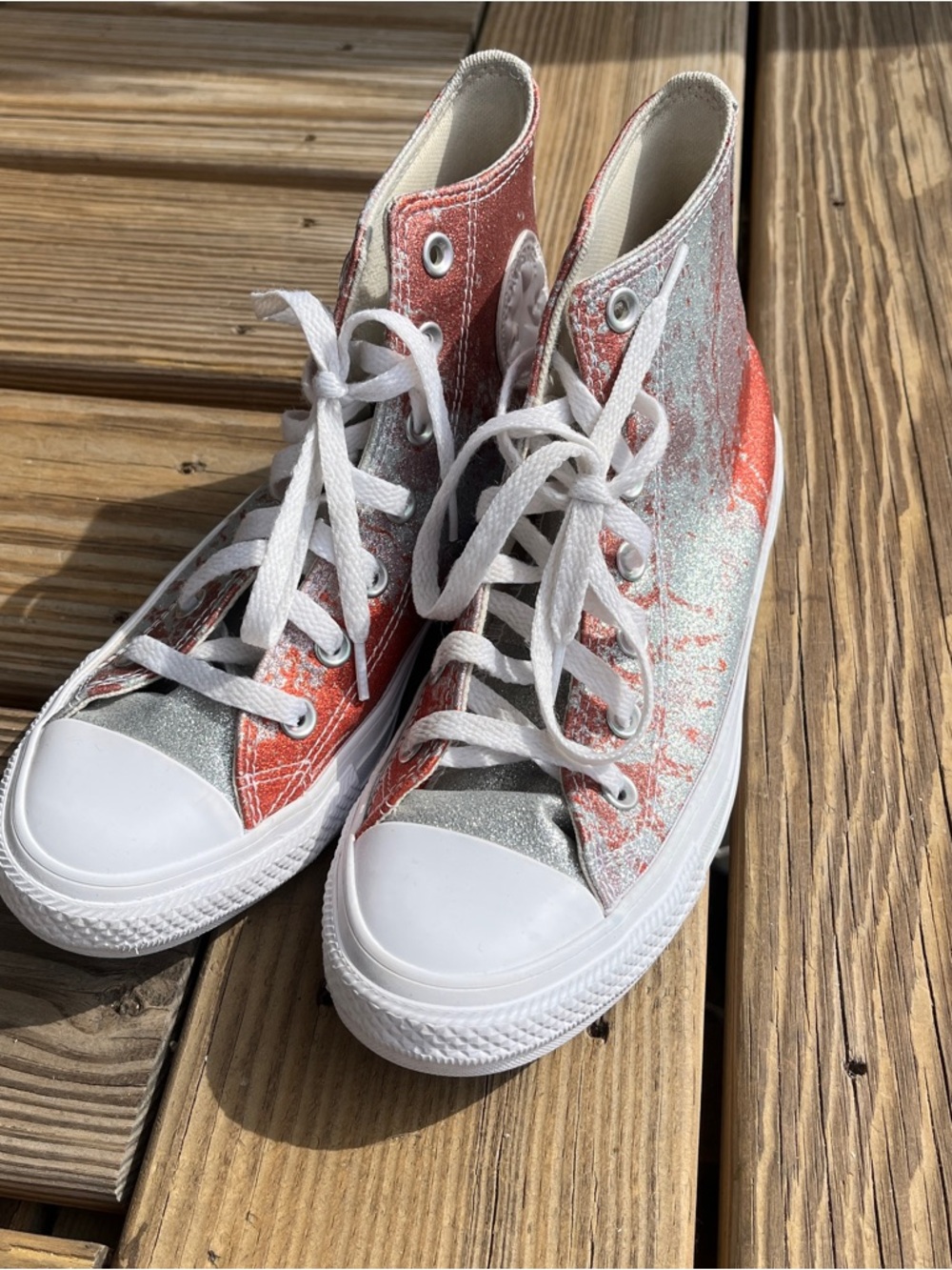 Converse Chuck Taylor All Star High Top Hybrid Shine Womens Size 7